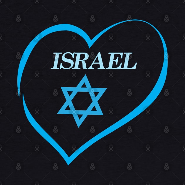 Happy Israel Independence Day Blue Star of David by sofiartmedia